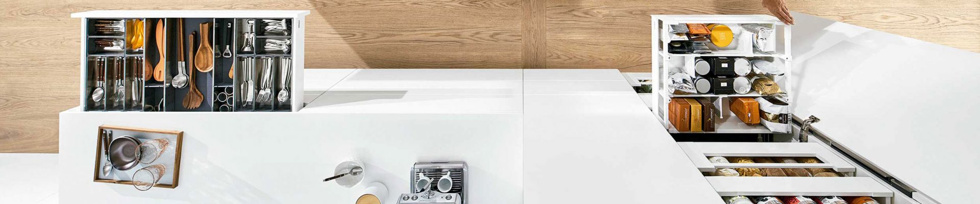 Cocinas Modernas - Equipamiento - Almacenamiento - Milestone